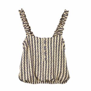 NWT Collective Concepts Kayla Striped Crop Top M